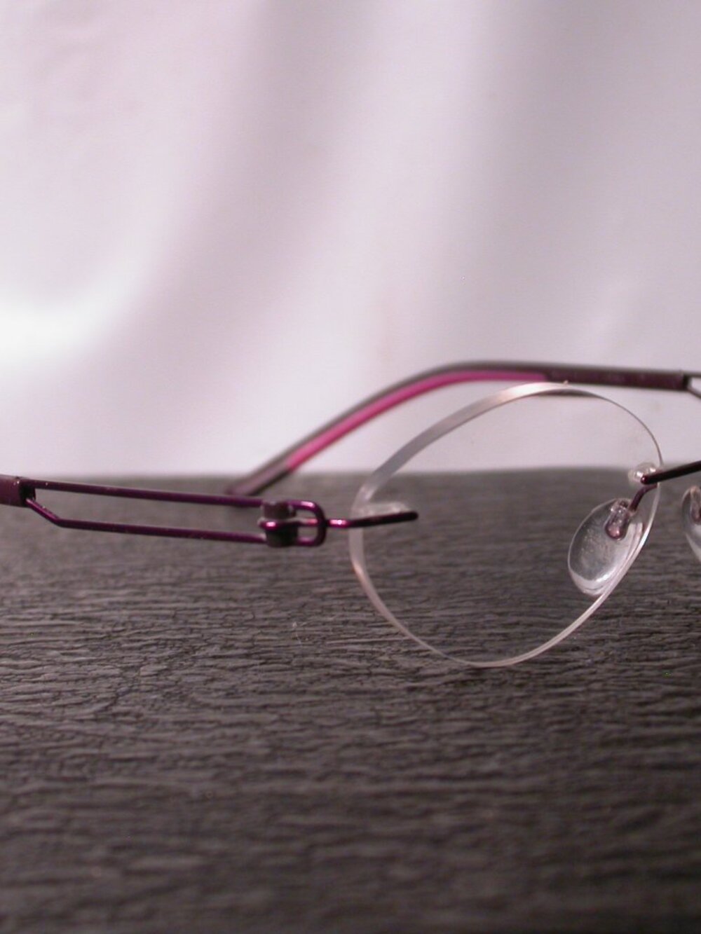 Silhouette Purple Wire Light Weight Eyeglasses Made in Austria